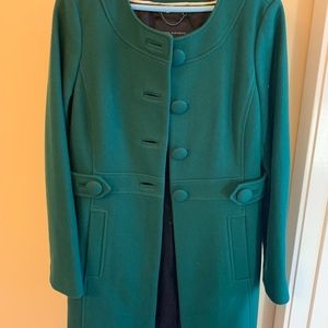 Banana Republic Emerald Green Peacoat